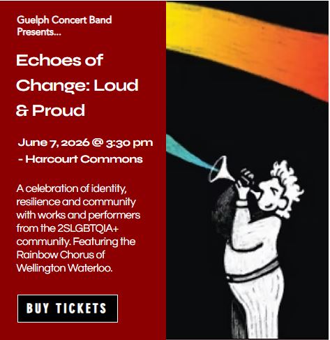 Echoes of Change: Loud and Proud concert flyer