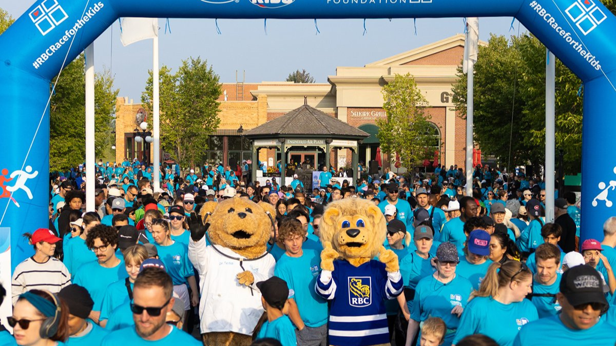 RBC Race for the Kids Calgary 2026 participants at Heritage Park
